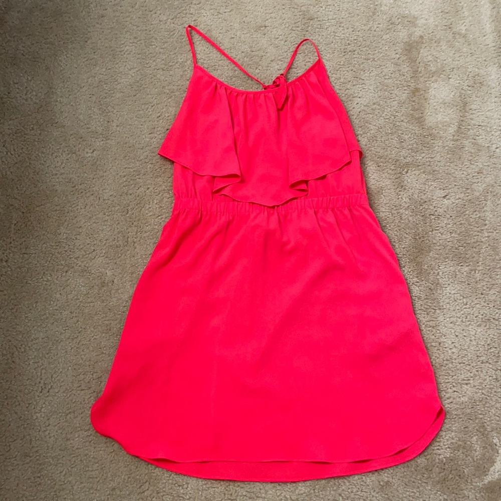 Beautiful coral mini dress